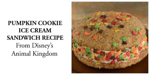 Pumpkin Cookie Ice Cream Sandwich Recipe From Disney's Animal Kingdom