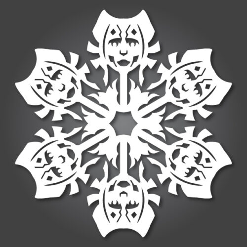 Mandalorian Christmas Snowflake Template / Decorating For The Holidays