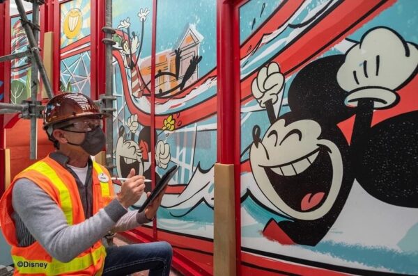 Disney shares a first look at Keister Coaster slide at Disney’s BoardWalk Resort