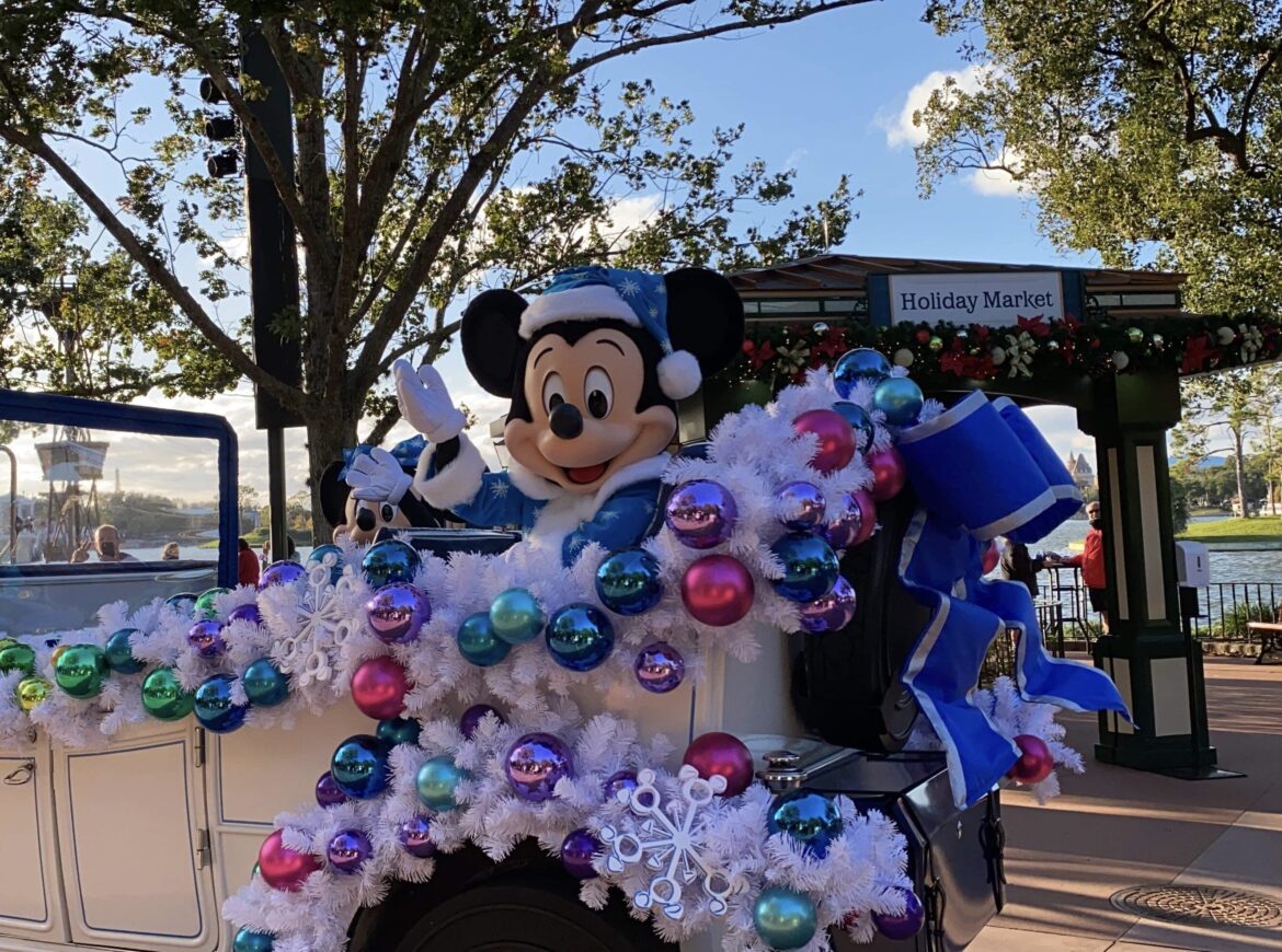 Mickey and Friends Christmas Cavalcade in Epcot
