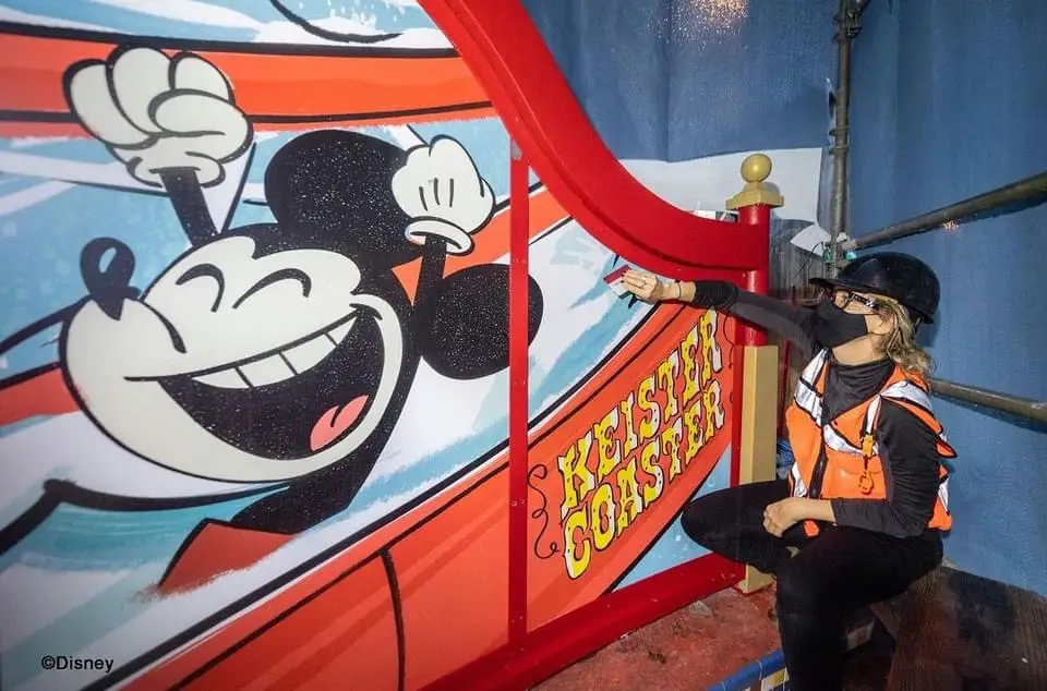 Disney shares a first look at Keister Coaster slide at Disney’s BoardWalk Resort