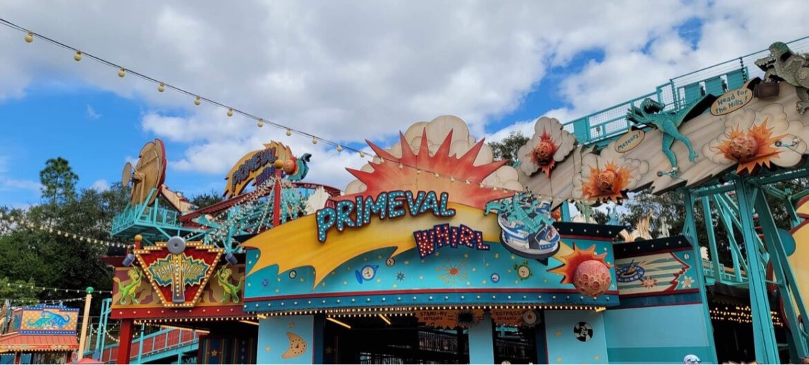 Primeval Whirl Ride Vehicles spotted leaving Disney’s Animal Kingdom