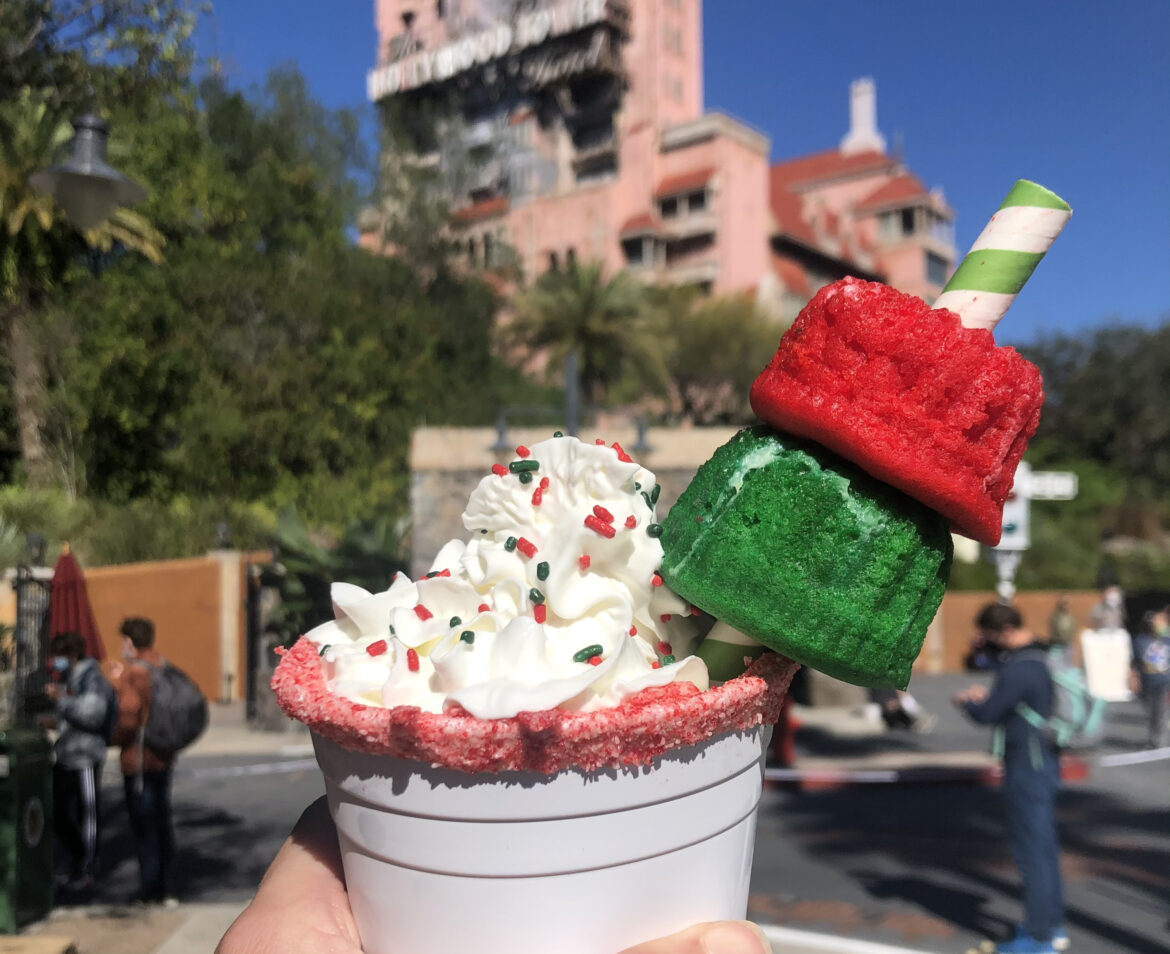 This New Peppermint Bundt Cake Shake at Hollywood Studios is on the Nice List