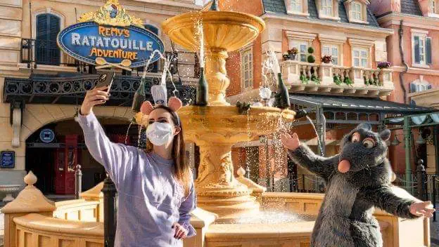 Inside look at Remy’s Ratatouille Adventure in EPCOT shows a completed area