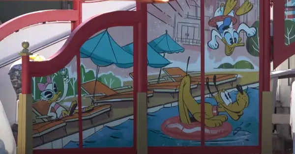 Mickey & Friends replace clown at Boardwalk Pool