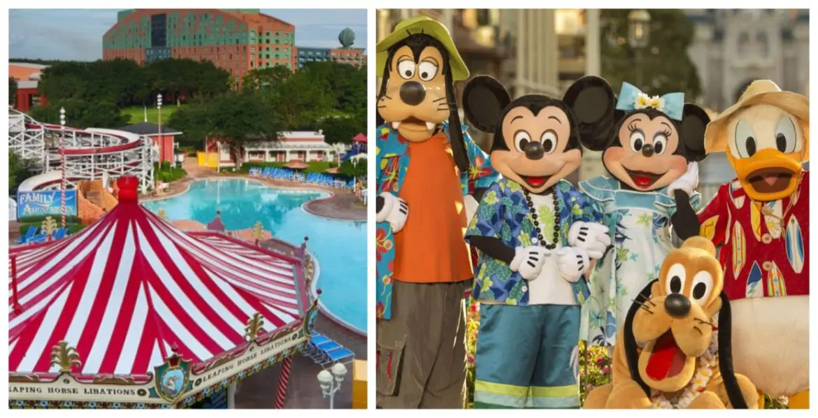 Mickey & Friends coming to the Clown pool at Disney’s Boardwalk Resort