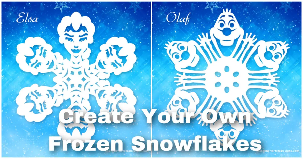 Make Your Own Frozen-Inspired Paper Snowflakes