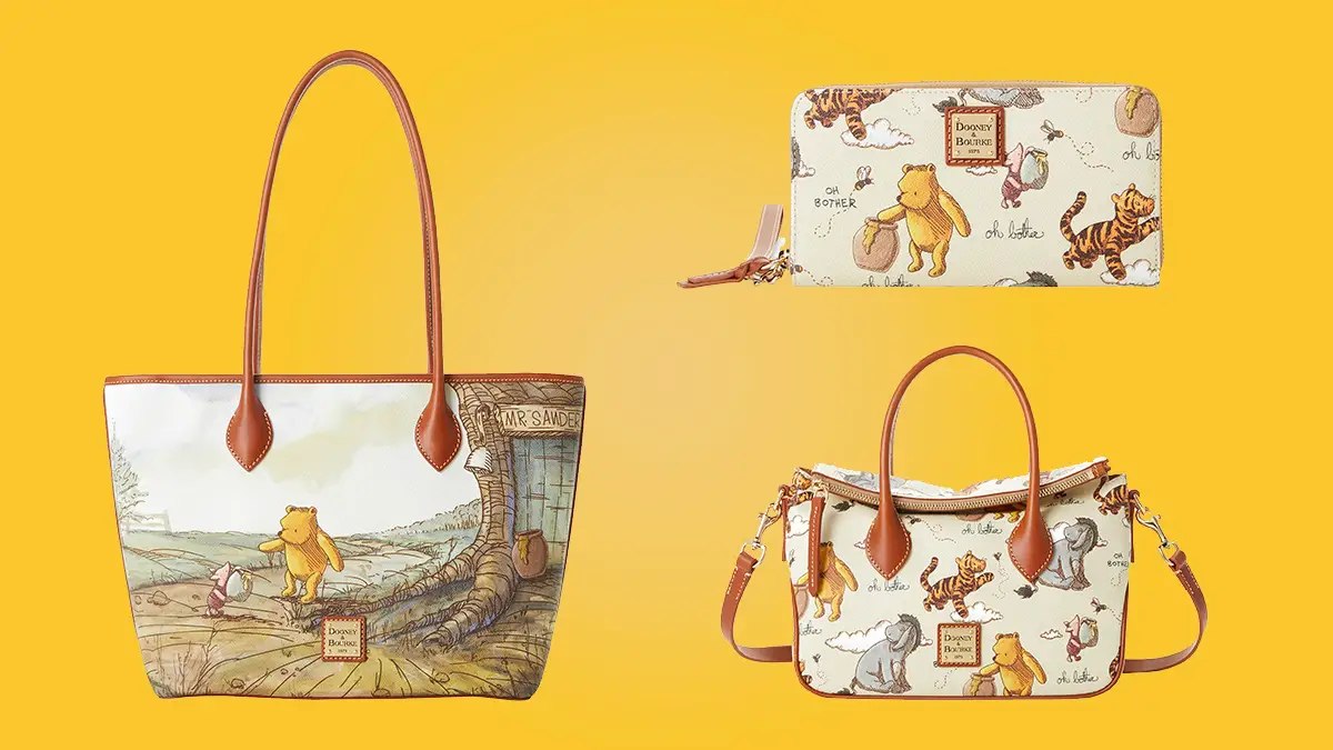 Winnie the pooh and pals clearance tote by dooney and bourke