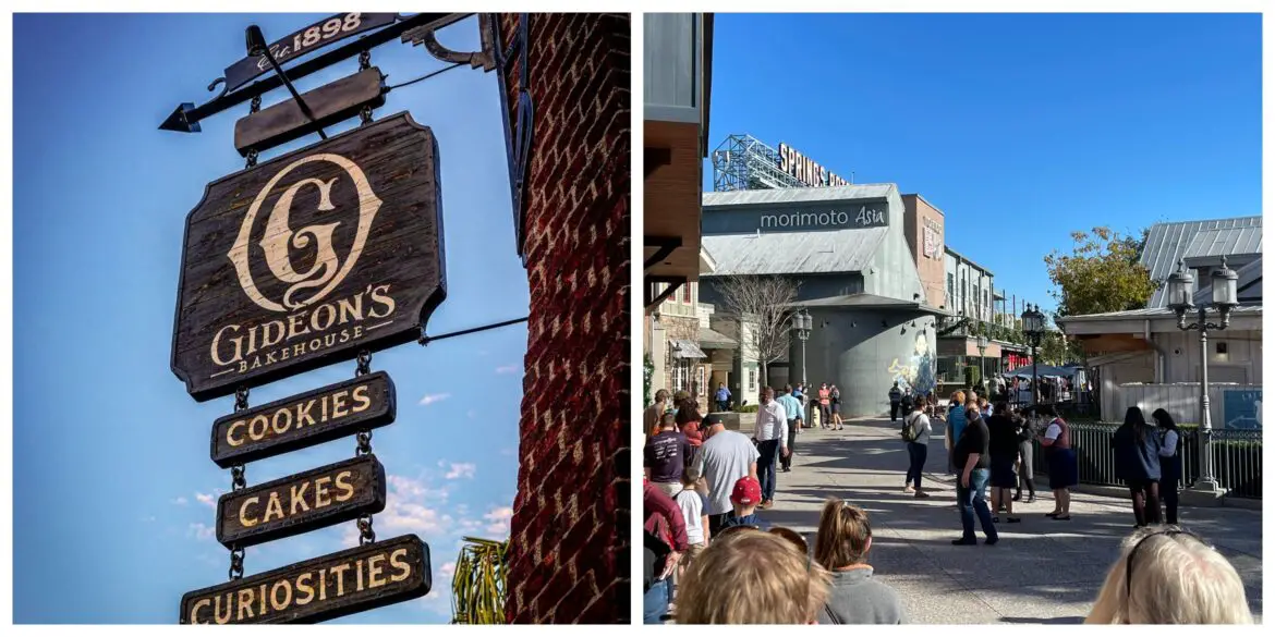 Gideon’s Bakehouse in Disney Springs Now Open with 3 hour wait
