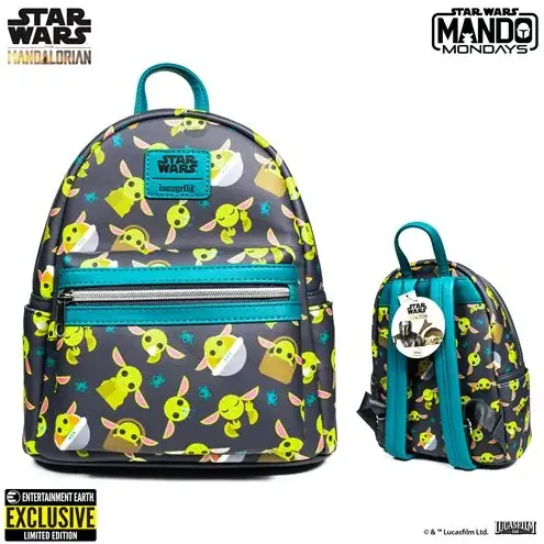 New Baby Yoda Loungefly Backpack Has Out Of This Galaxy Style