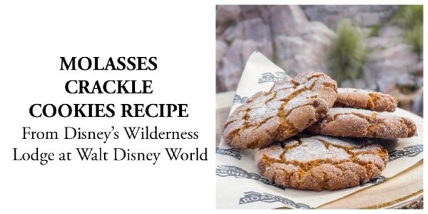 Molasses crackle cookies recipe