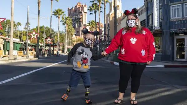 8 Year-Old Boy Tries New Prosthetic Legs for the First Time at Disney's Hollywood Studios!