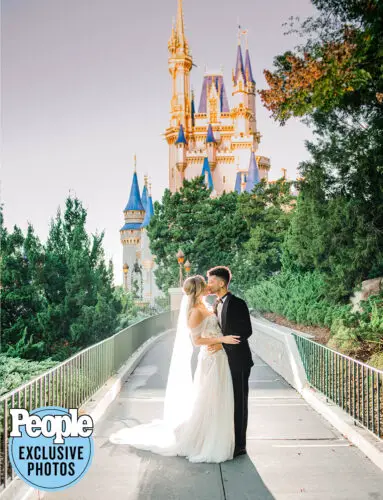 Actor and Singer Jordan Fisher Marries Childhood Sweetheart in Walt Disney World