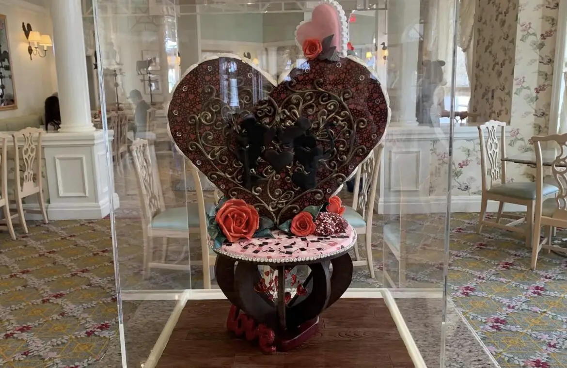 New Valentine’s Day Chocolate Sculpture at the Grand Floridian
