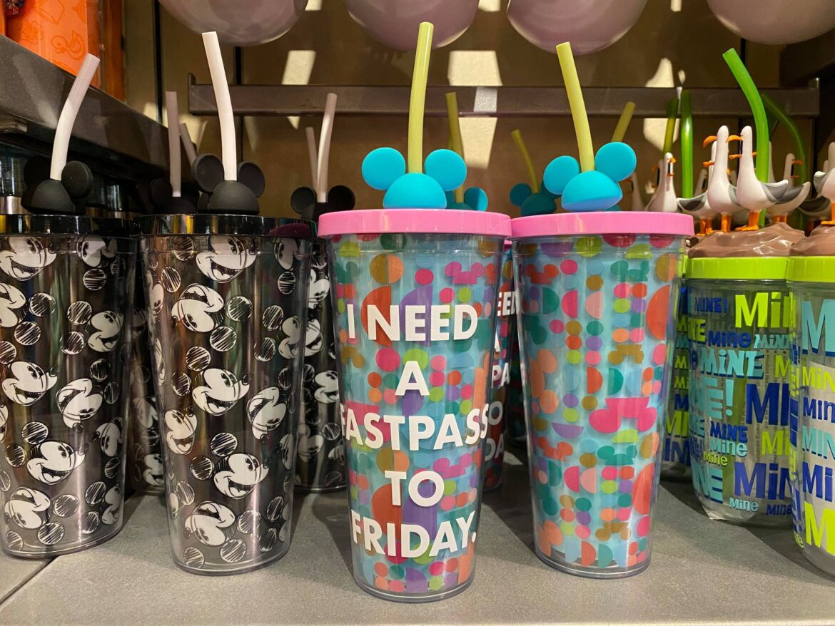 New Disney Straw Topper Tumblers Have Popped Up