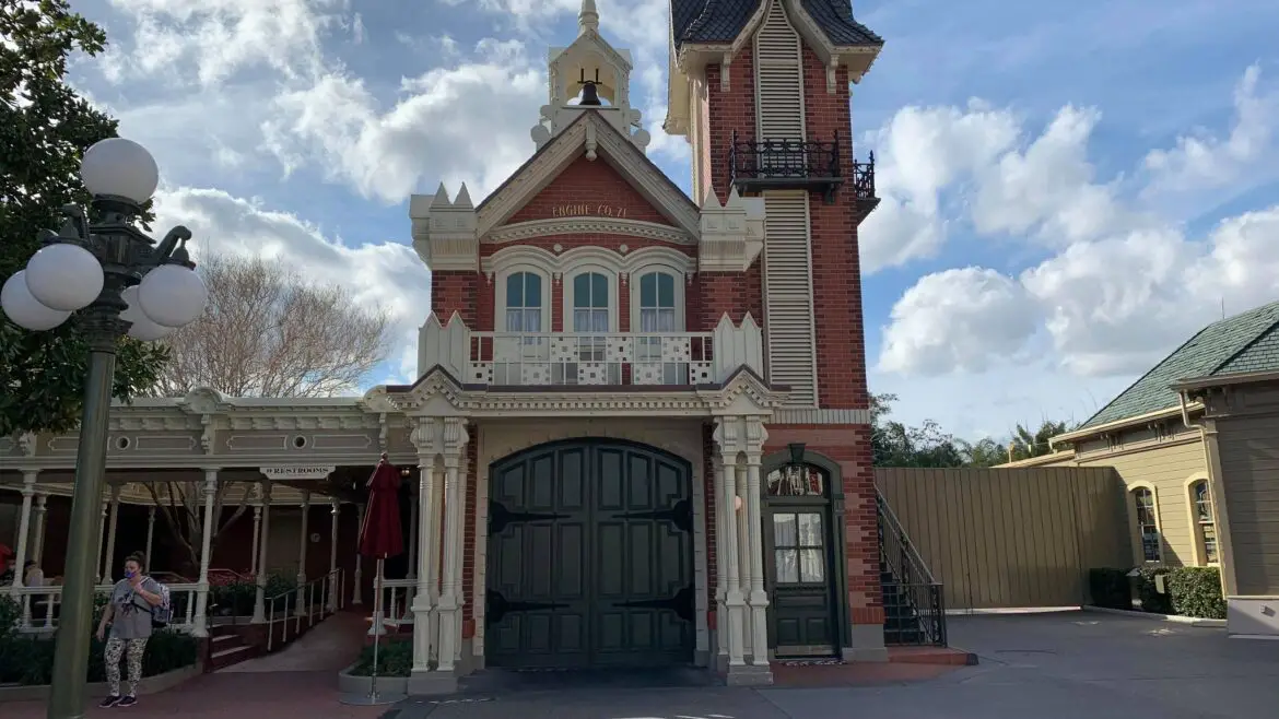 Signage removed from Firehouse. Sorcerers of the Magic Kingdom Now Closed