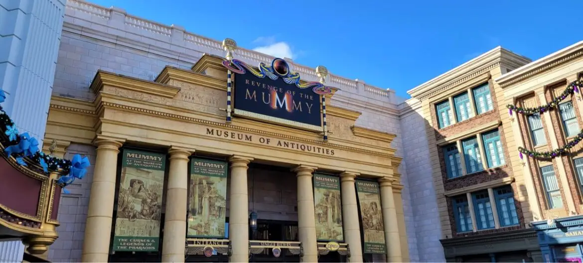Universal’s Revenge of the Mummy Reopens After Refurbishment