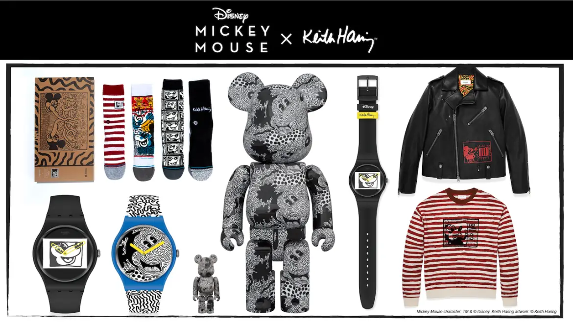 Mickey Mouse New Product line from Pop Artist Keith Haring
