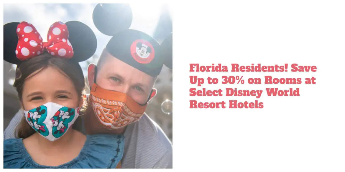 Florida Residents! Save Up to 30% on Rooms at Select Disney World Resort Hotels this Spring