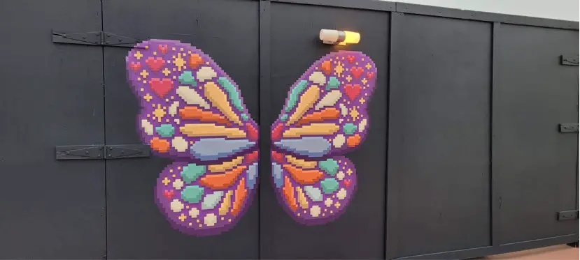 Butterfly Selfie Spots At Epcot Festival Of The Arts!