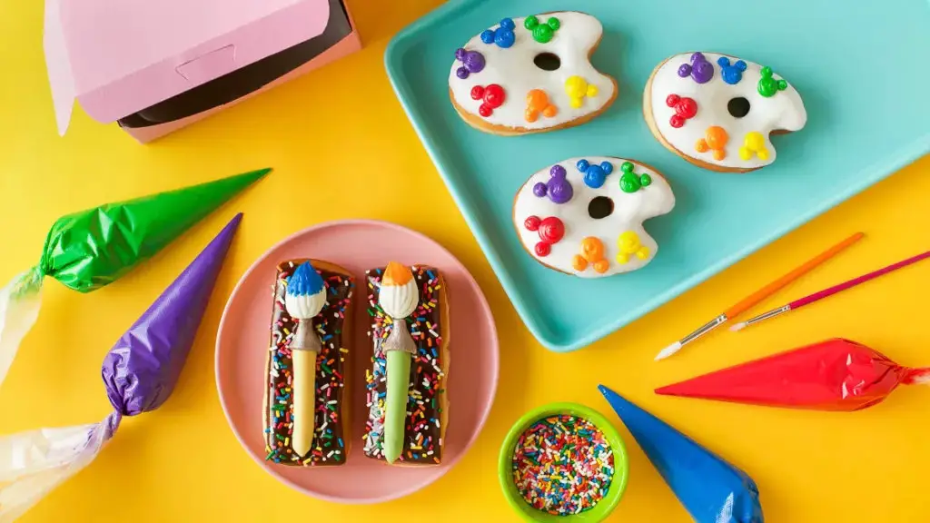 Learn How To Make Mickey Paint Palette Donuts With This Magical Recipe!