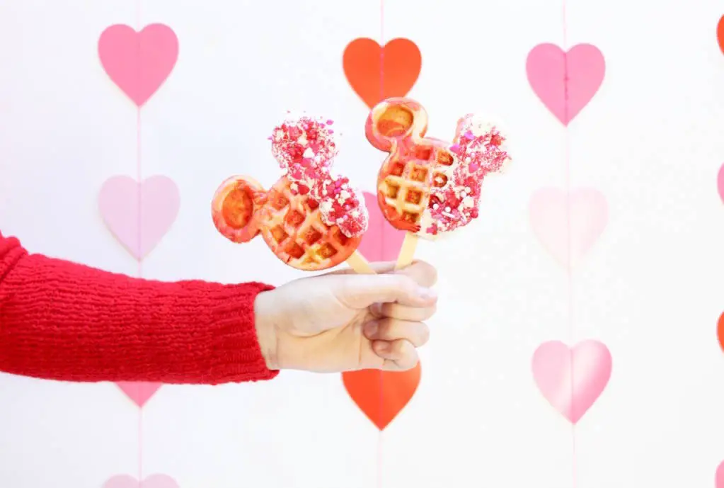 Mickey Waffle Pops Are The Perfect Valentine’s Day Treat!