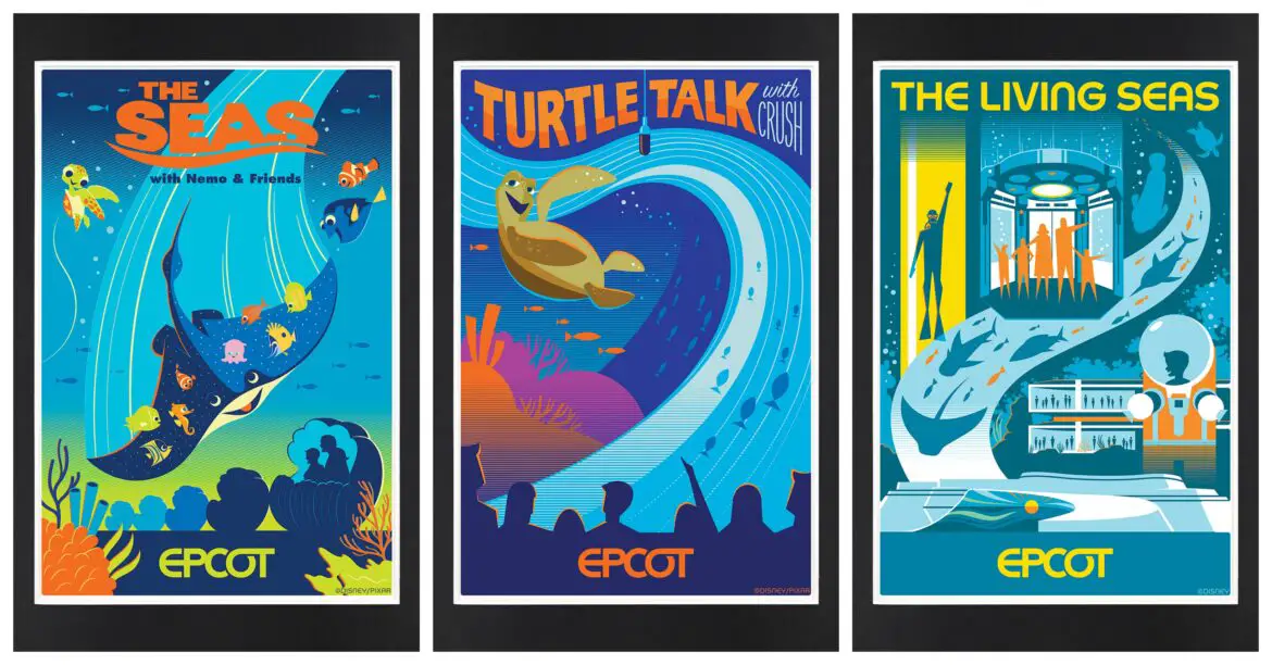 New Screen Print Posters & Lithographs Inspired by EPCOT Coming Soon