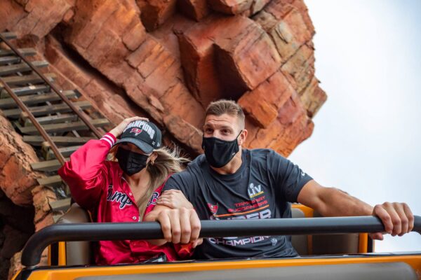 Rob Gronkowski Celebrates Super Bowl Victory at Most Magical Place on Earth