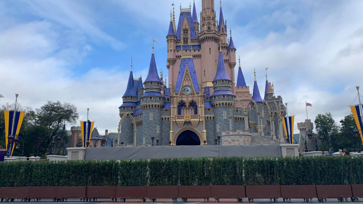 Cinderella Castle stage blocked off for possible refurbishment