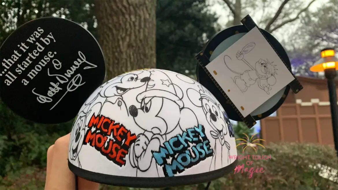 New Disney Designer Sketch Mickey Mouse Ears By Alex Maher