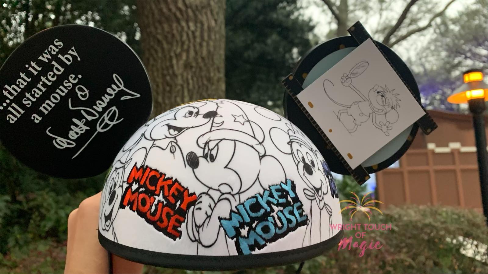 Sketch Mickey Mouse Ears
