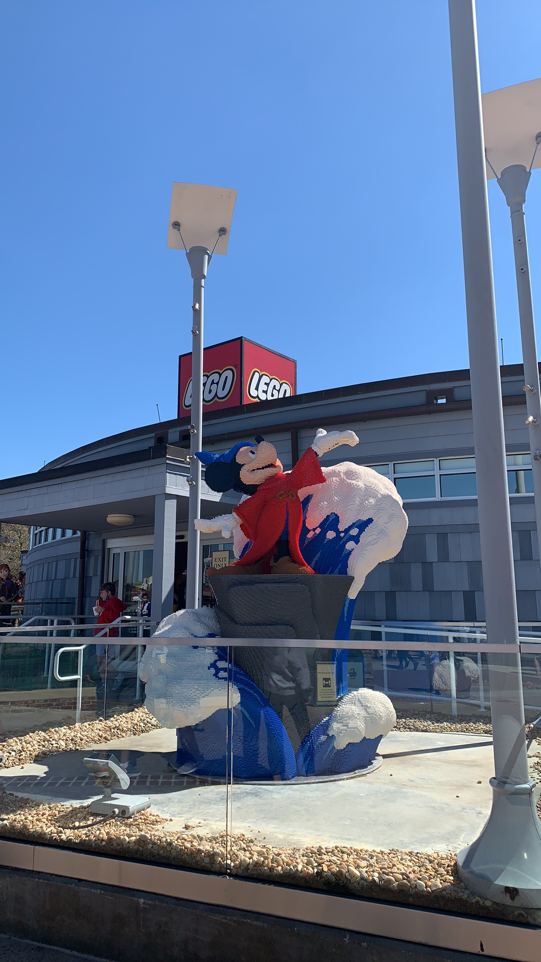New Sorcerer Mickey Lego display now appearing at Disney Springs!