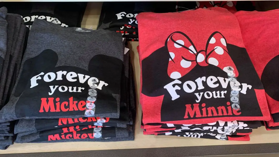 Adorable Mickey & Minnie Couple Shirts Spotted at Disney World
