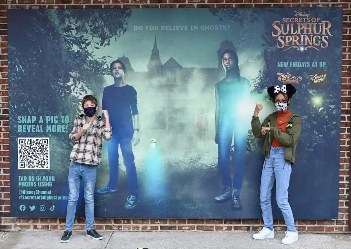 Secrets of Sulphur Springs photo op now at Disney Springs