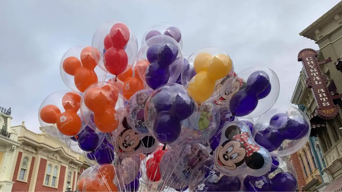 New Mickey Balloon Colors spotted at Disney World