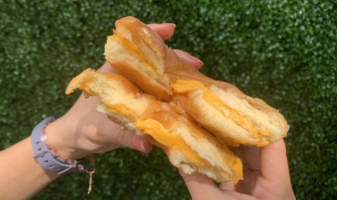You Must Try This Donut Grilled Cheese Sandwich from Disney Springs