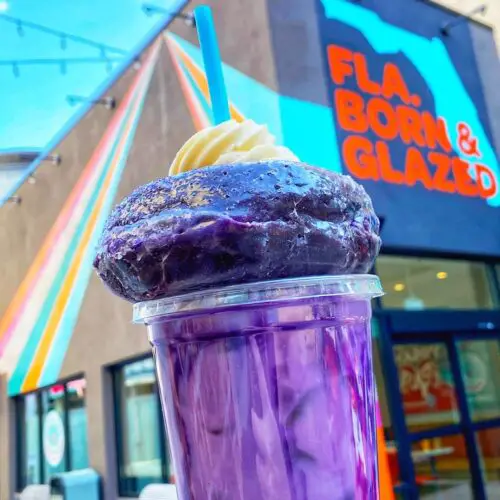 Purple Reign Donut & Cold Brew Combo Now Available at Everglazed Donuts