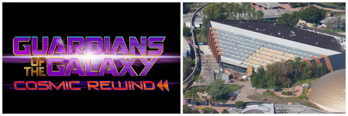 Front of Guardians of the Galaxy Cosmic Rewind almost complete