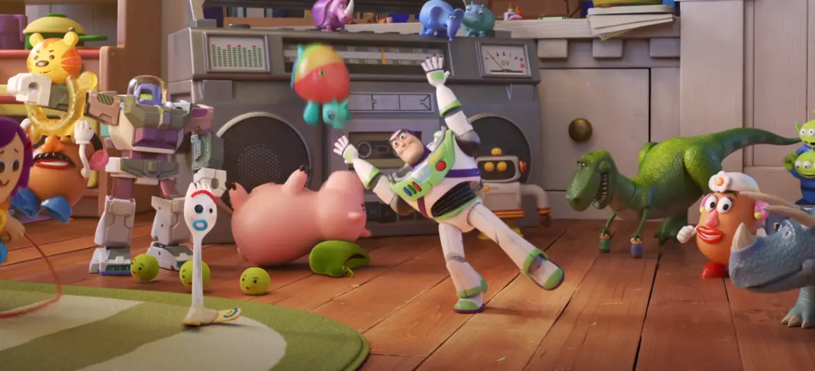 Workout with Buzz Lightyear