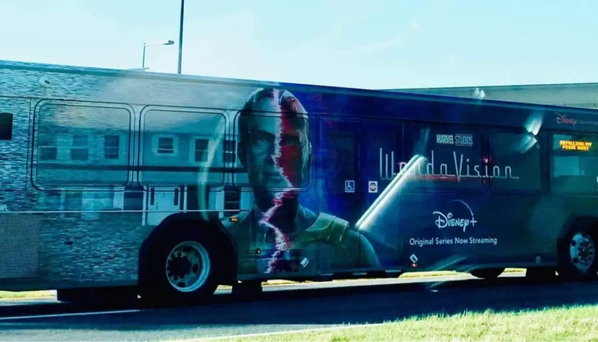 New WandaVision bus spotted at Walt Disney World
