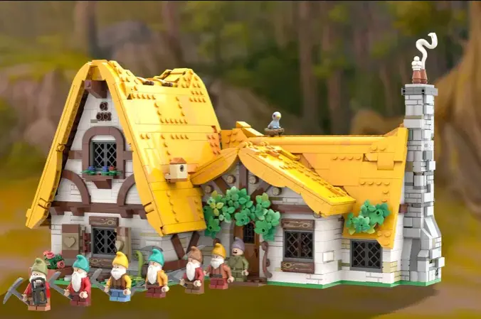 Support This Snow White and the Seven Dwarfs LEGO Project