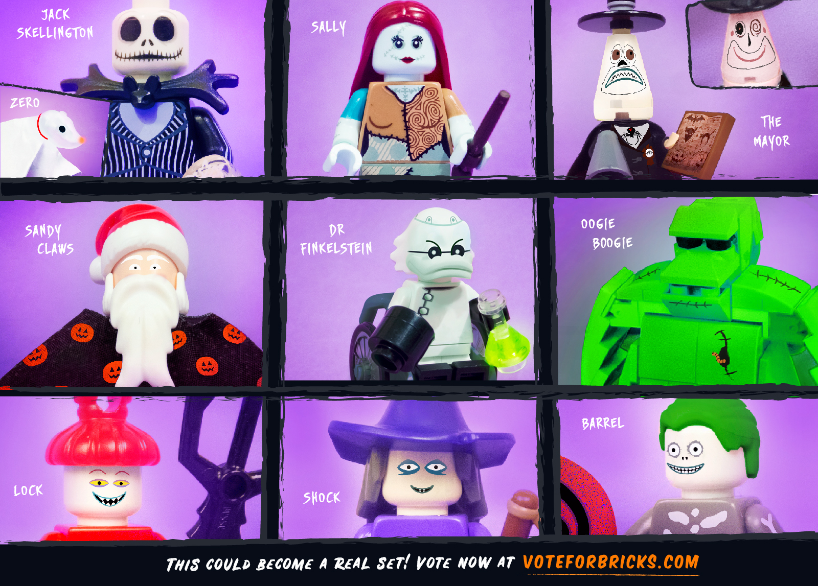 Support This Nightmare Before Christmas LEGO Project