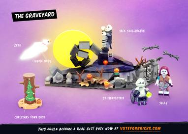 Get in the Halloween spirit with this LEGO The Nightmare Before