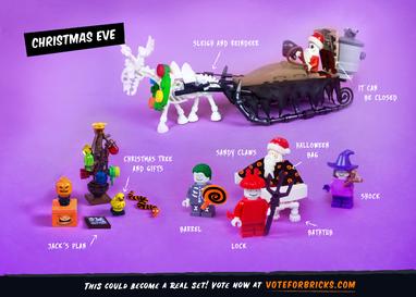 Support This Nightmare Before Christmas LEGO Project
