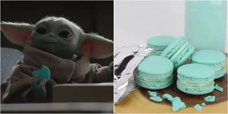 Learn How To Make Blue Milk Baby Yoda Macarons With This Recipe!