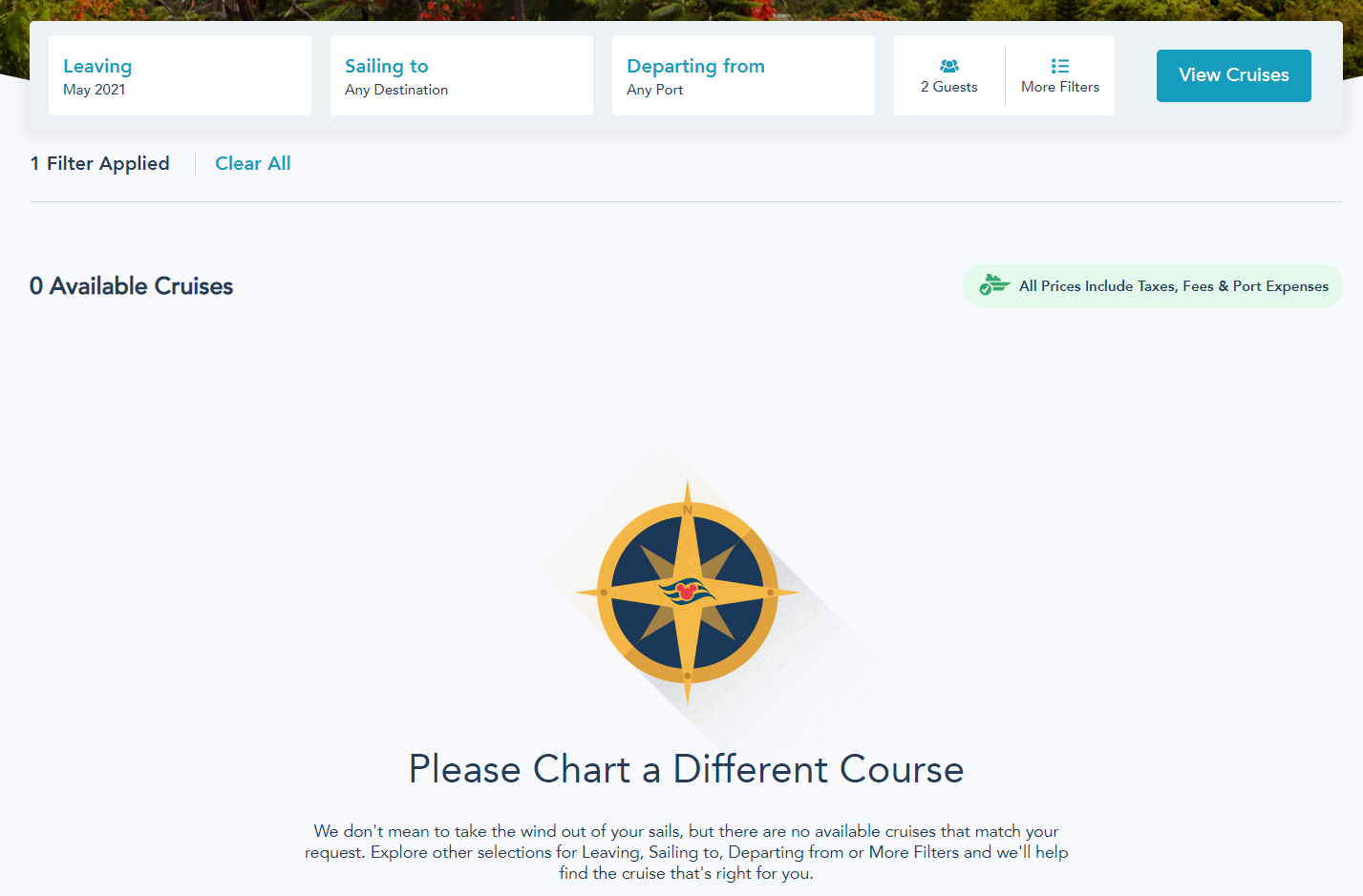 More Disney Cruise Line sailings have been removed from Disney Website