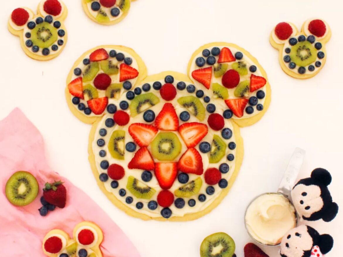 Learn How To Make A Mickey Shaped Dessert Pizza At Home!