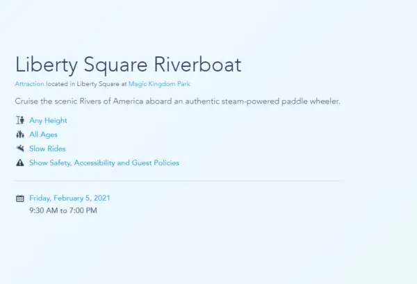 Liberty Square Riverboat & Tom Sawyer Island reopening this Friday!