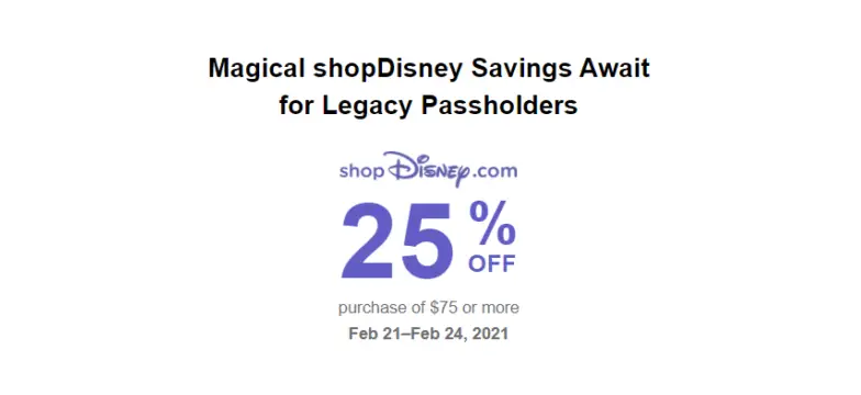 Disneyland Annual Passholders to receive 25% off merch at ShopDisney