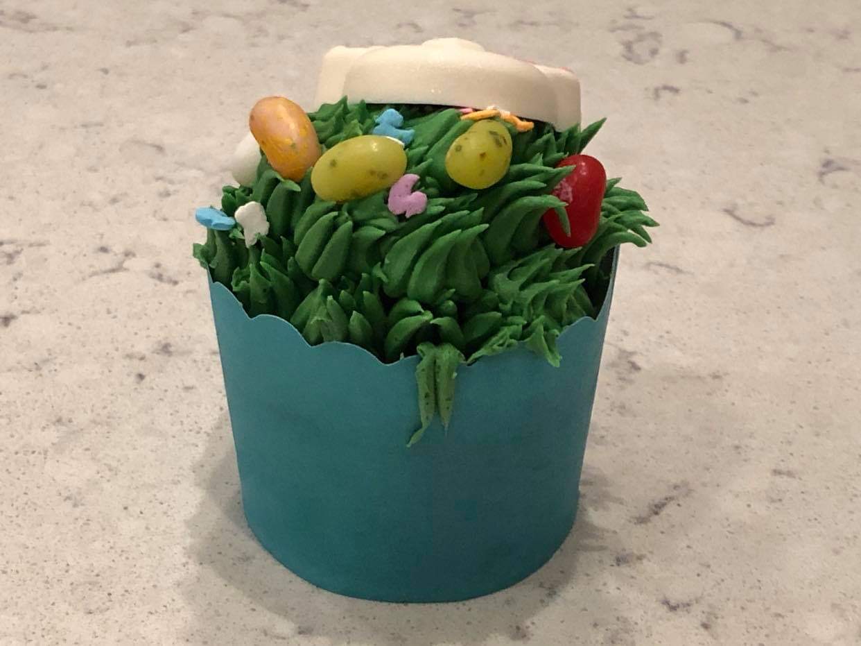 Easter Egg Hunt Cupcake